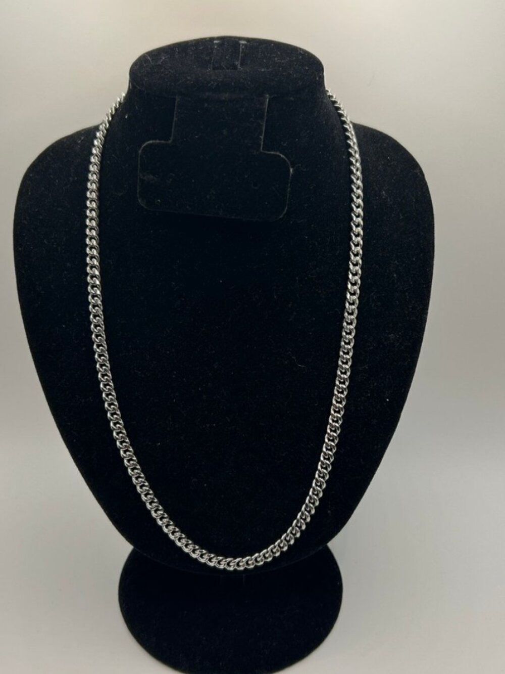 Mens Real Silver Cuban Chain 5mm 26 Inch Plated Miami Layering Solid Long
